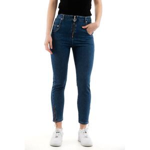 Moschino Multicolor Cotton High-Waisted Women's Jean